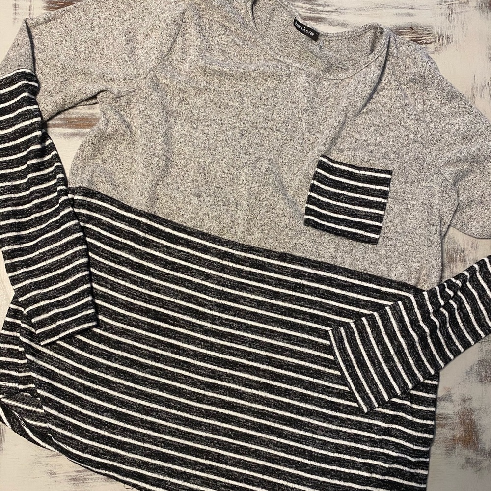 Pink Clover long sleeve shirt